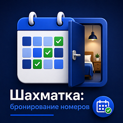 Шахматка: бронирование номеров